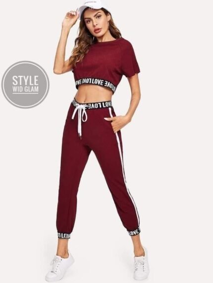 Premium Casual 2-piece Outfit Set Long Sleeve Top+Pant Set