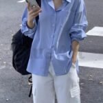 Elegant Shirts For Modern Girls (Sky Color)