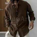 Classic Shirts for the Modern Gentleman Effortlessly Cool. Timelessly Stylish ( Deep Brown )