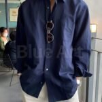 Classic Shirts for the Modern Gentleman Effortlessly Cool. Timelessly Stylish ( Ocean Blue )