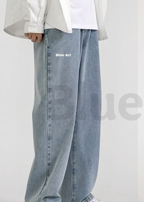 Street Style Premium Baggy Jeans (Light Sea)