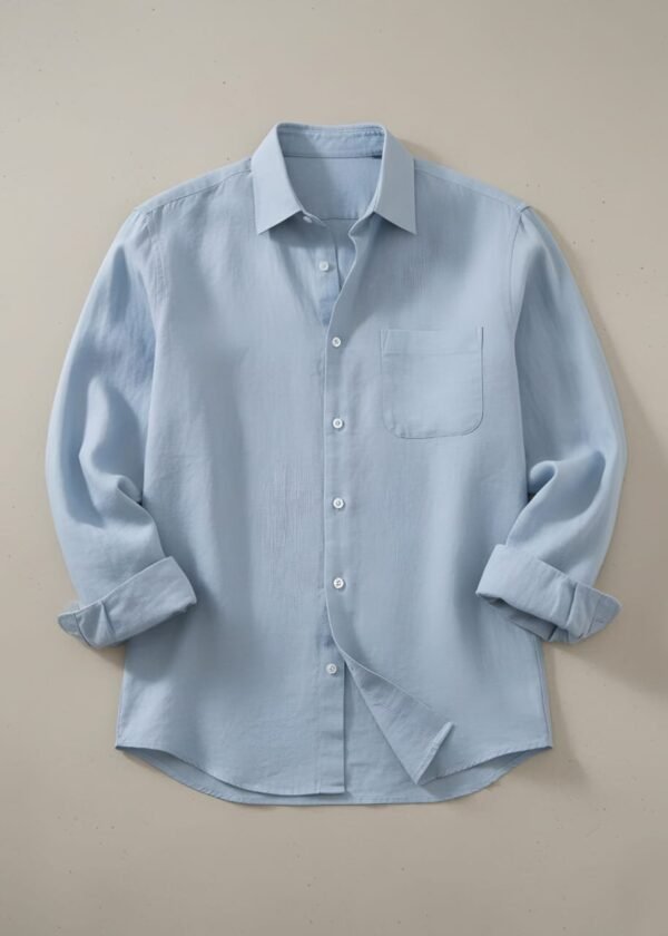 Premium Casual Shirt (Sky Blue )