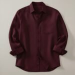 Premium Casual Shirt ( Maroon )