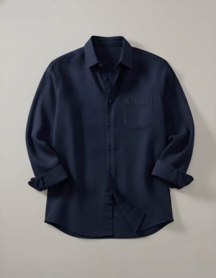 Premium Casual Shirt ( Deepest Navy)