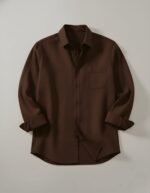 Premium Casual Shirt ( Darkest Brown)