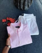 🔥 SMART MEN’S COMBO OFFER 🔥 (Light Pink and White Combo)