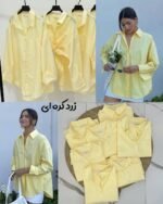 Premium Solid Shirt with inner ( Light yellow)