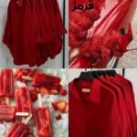 Premium Solid Shirt  with inner ( Strawberry Red color)