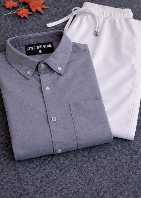 🔥 SMART MEN’S COMBO OFFER 🔥 (Ash and White Combo)