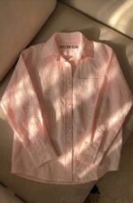 বসন্ত হাওয়া সুতি শার্ট -" Minimalist Comfort" (Pink)