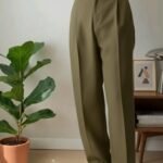 Formal Baggy Pant (Army Green Color)