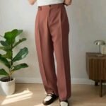 Formal Baggy Pant (Muted Mauve Color)