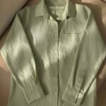 বসন্ত হাওয়া সুতি শার্ট -" Minimalist Comfort" (Olive)