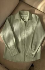 বসন্ত হাওয়া সুতি শার্ট -" Minimalist Comfort" (Olive)