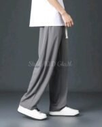 Baggy Loose Sylish Street Trouser Pants (Ash Color) - Image 5