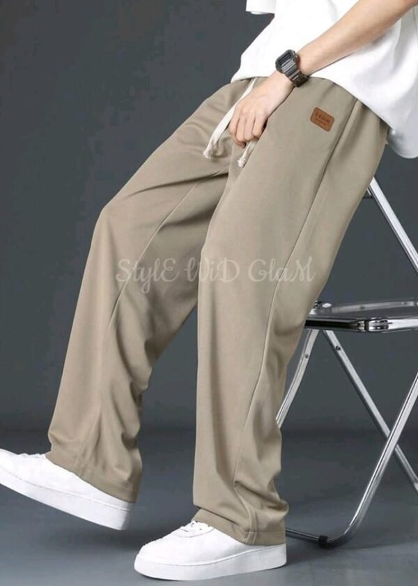 Baggy Loose Sylish Street Trouser Pants (Beige Color)