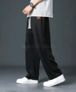 Baggy Loose Sylish Street Trouser Pants (Black Color) - Image 3