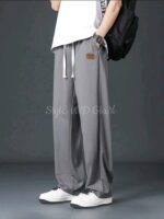Baggy Loose Sylish Street Trouser Pants (Ash Color)