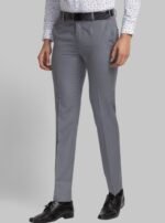 Men Super Slim Fit Plain Formal Pant - Image 4