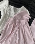 Pastel Pink Candy-Stripe Set - Image 2