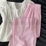 Pastel Pink Candy-Stripe Set