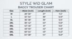 Baggy Loose Sylish Street Trouser Pants (Navy Color) - Image 2