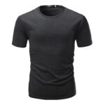 Summer Men's Cotton Short Sleeve T-shirts O-neck Slim Cotton Casual Tops