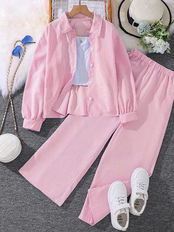 Pinki Marshmallow Combo (Tops + Pant + inner)