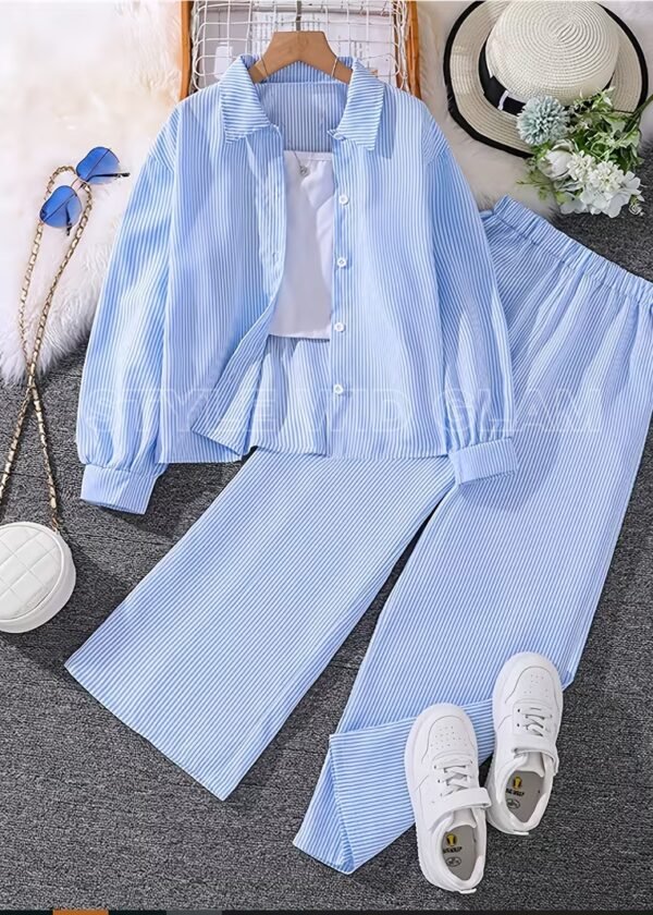Blue Marshmallow Combo  (Tops + Pant + inner)